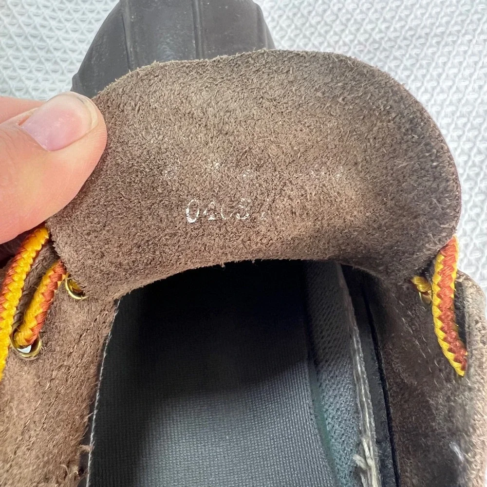 LL Bean Bean Boots Mens Brown Leather Waterproof Duck Shoes US 9? See Sizing